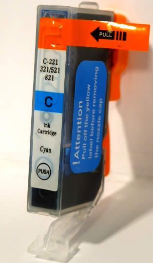 Image of Canon ink (itmedia) CLI-521 Cyan *No Chip* (IT3329)